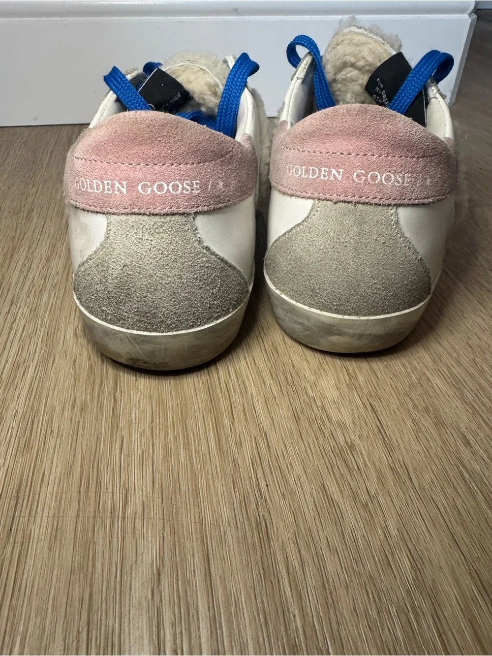 Golden Goose Superstar Shearling Low Top Sneakers size 38